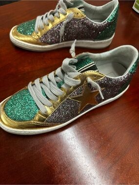 Women’s shu shop brand Mardi Gras sneakers size 9